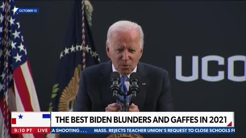 Newsmax presents Biden's top 5 gaffes and blunders of 2021