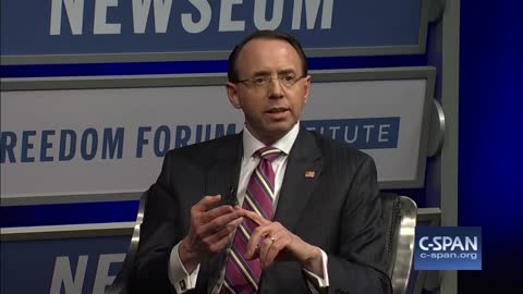 Rosenstein Says DOJ won't be extorted by House Republicans articles of impeachment