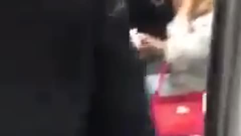 A Ukrainian refugee on board an Italian train screams "I'm a fascist" and attacks passengers
