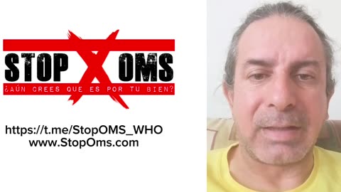 Roque Jesús Quintana Gómez, Gran Canaria, España Digo STOP ❌ OMS