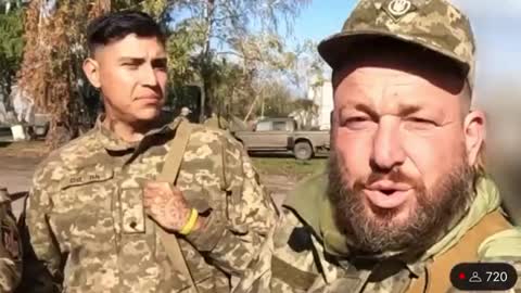 Volunteers/mercenaries from Argentina, Mexico, Spain, Brazil and Colombia in the Ukrainian ranks.