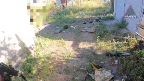 IN THE SPECIAL UNIT "KRAKEN" SHOWED FOOTAGE OF THEIR FIRE RAID ON BELOGOROVKA