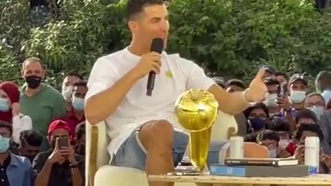 I'm so happy to see Ronaldo today