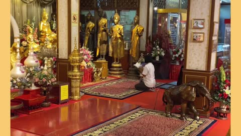 Wat Yannawa Chao Phraya river Bangkok