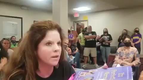 A mother calls out the school board