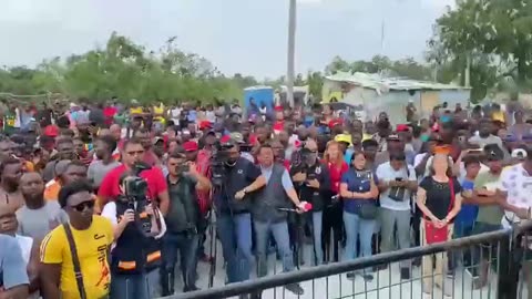 Thousands of Haitians gathered at the US/Mexico border ahead of Title 42's expiry on May 11
