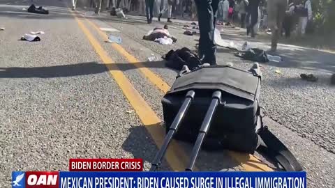 Mexican president says Biden caused surge in illegal immigration