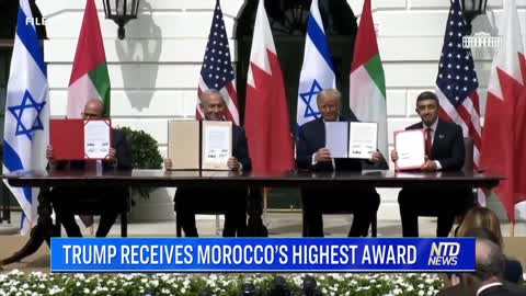 President Trump Gifted Morocco’s Highest Award for all the Peace Deals - Well Deserved!