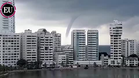 Tornado en la ciudad de Cartagena