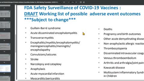 91 Pages OF FDA Confidential Doc's Released Show Knowledge Of Adverse Effects Prior To Jab Rollout