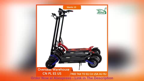 ⭐️ VAT Exemption KB Mantis 10inch ECO 800W 48V 18.2Ah Electric Scooter Two Wheel Skateboards Mantis