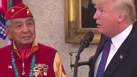 Trump Calls this man Pocahontas