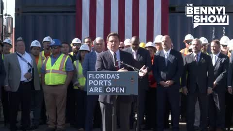 DeSantis Takes Charge And Opens Florida's Ports To Help Ease Supply Chain Crisis