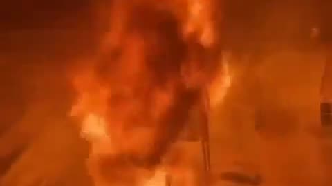 Gas Truck Explodes in the Capital of Mongolia