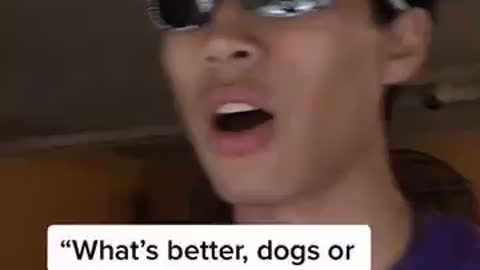 Which is better cats or dogs tik tok