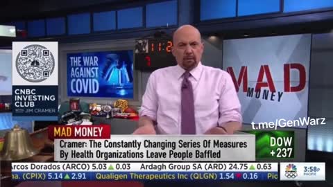 Insane: Jim Cramer calls for Global Mandate Enforced at Gunpoint by the Military