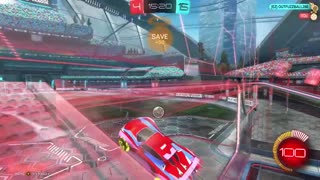 Rocket League - Xbox One - Mistake followed by an epic save, followed by a goal
