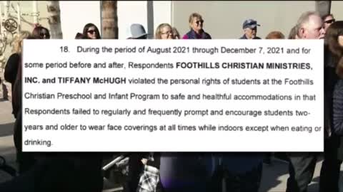 California - Christian preschool closed down for not enforcing the Mask Mandates on Children