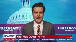 Rep. Matt Gaetz says Kyle Rittenhouse "is not guilty, he deserves a not guilty verdict."