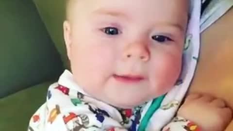 Cute baby says "oh no" after sneezing2020