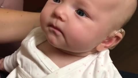 Super Baby - Emotional after mom for first time