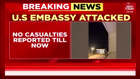 Breaking: Missiles hit U.S. embassy in Iraq.