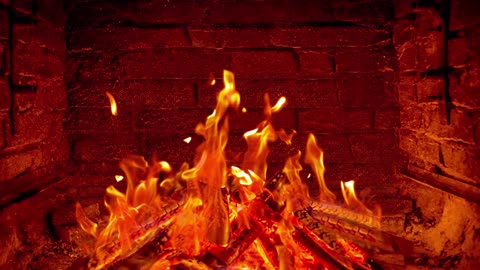 🔥 Relaxing Fireplace | Fireplace & Burning Logs for Stress Relief, Sleep and Relaxation