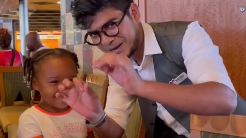 Sweet Little Girl Has Priceless Reaction To Magic Trick