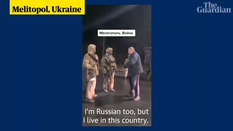 VIRAL VIDEO; YOU HAVE YOUR OWN COUNTRY: RUSSIAN SOLDIER REPRIMANDED BY UKRAINIAN CIVILIAN