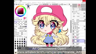 Super Peach! Chibi speedpaint