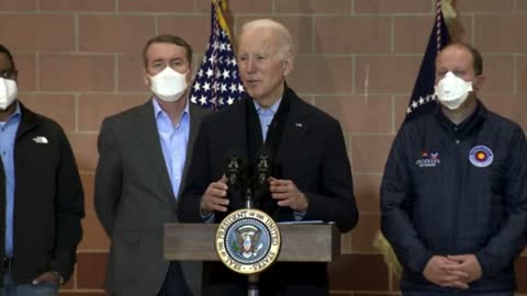 Biden after touring wildfire damage in Colorado that destroyed more than 1,000 homes