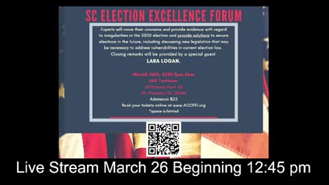 SC Election Excellence Forum 3-26-22 1-5 pm