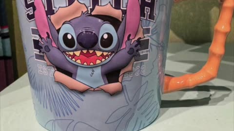 Disney Parks Stitch Break Through Mug #shorts