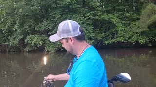 Big Bass from a kayak 😮