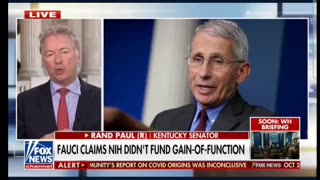 Rand Paul reveals ‘smoking gun’ tying Anthony Fauci to research that led to COVID outbreak