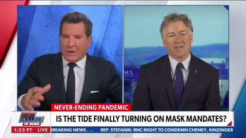 Dr. Rand Paul Discusses the Shifting Tide on Mask Mandates with Eric Bolling - February 8, 2022