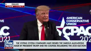 Fox Runs Disclaimer About Dominion Machines During Trump CPAC Speech