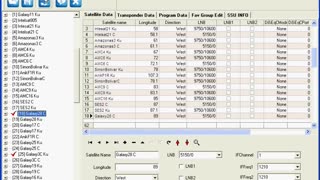 DataBase Editor for SYNOQ SR1 receiver