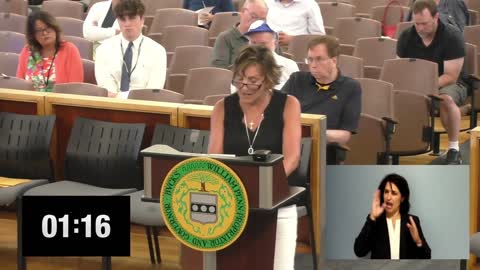 2022.08.03.Bucks County Commissioners Meeting - Dawn DiLuigi Speaks