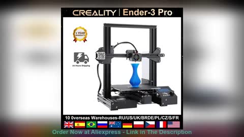 ❤️ Creality Ender-3 Pro 3D Printer with Upgrade Removable Build Surface Plate Failure Printing Masks