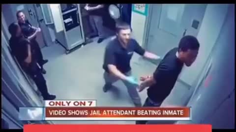 VIDEO SHOWS JAIL ATTENDANT BEATING SO CALLED BLACK INMATE🕎 Leviticus 26:13-28 “Before your enemies”