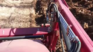 Plowing with Mahindra 2545