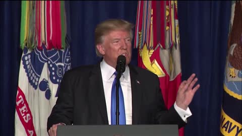 President Trump's Take On Military Strategy: Unpredictability