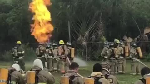 Live Fire Training Burn