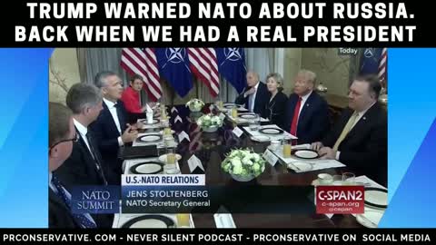 Trump Warned NATO About Russia, But the World Ignored Him