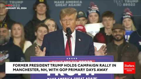 'Made An Unholy Alliance With The RINOs'- Trump Slams Supporters Of Haley At New Hampshire Rally