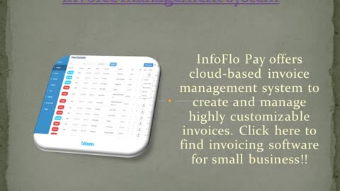 Online Invoice Management System | Invoice Processing | InfoFlo Pay