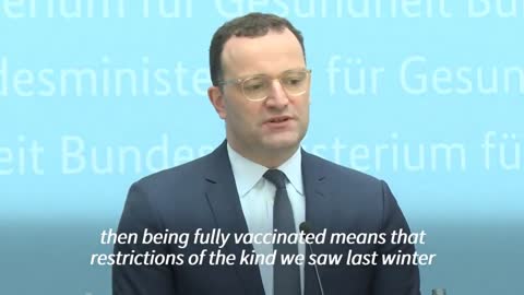 Germany health Minister vows no more lockdowns for vaccinated people