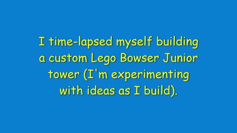 Lego Super Mario Building!