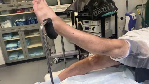Twitching, Jumping, Jerking, Restless Leg Right Before Surgery